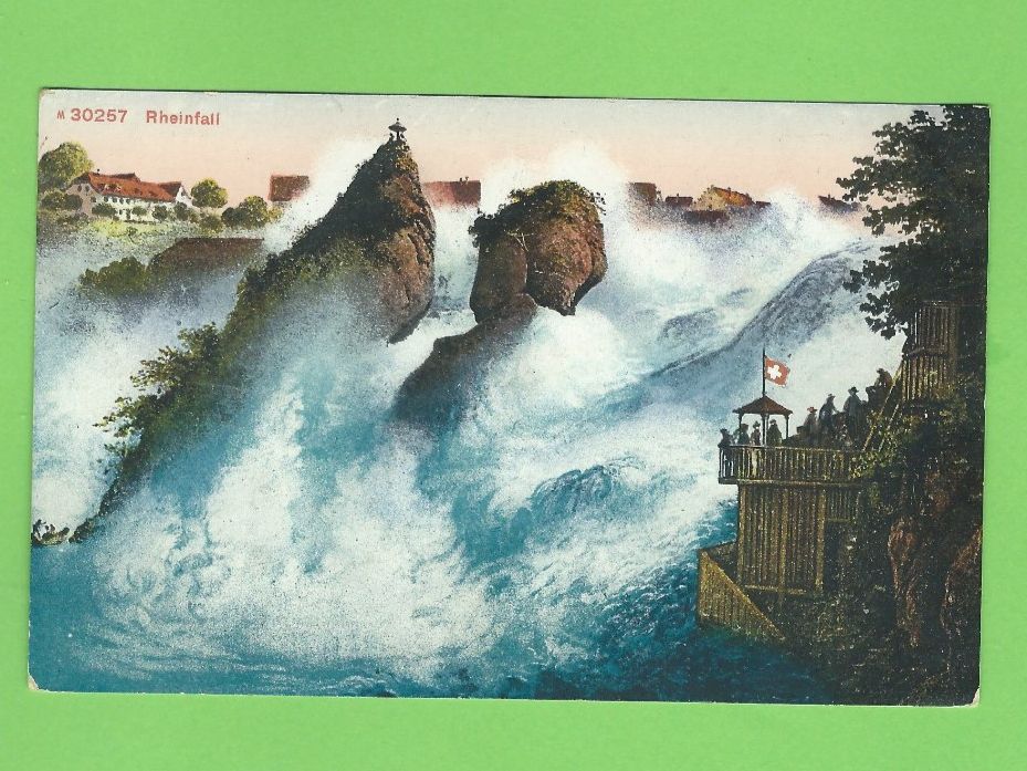 Cartoline postali: Rheinfall Schaffhausen – Usato da Zürich venduto da t24_de