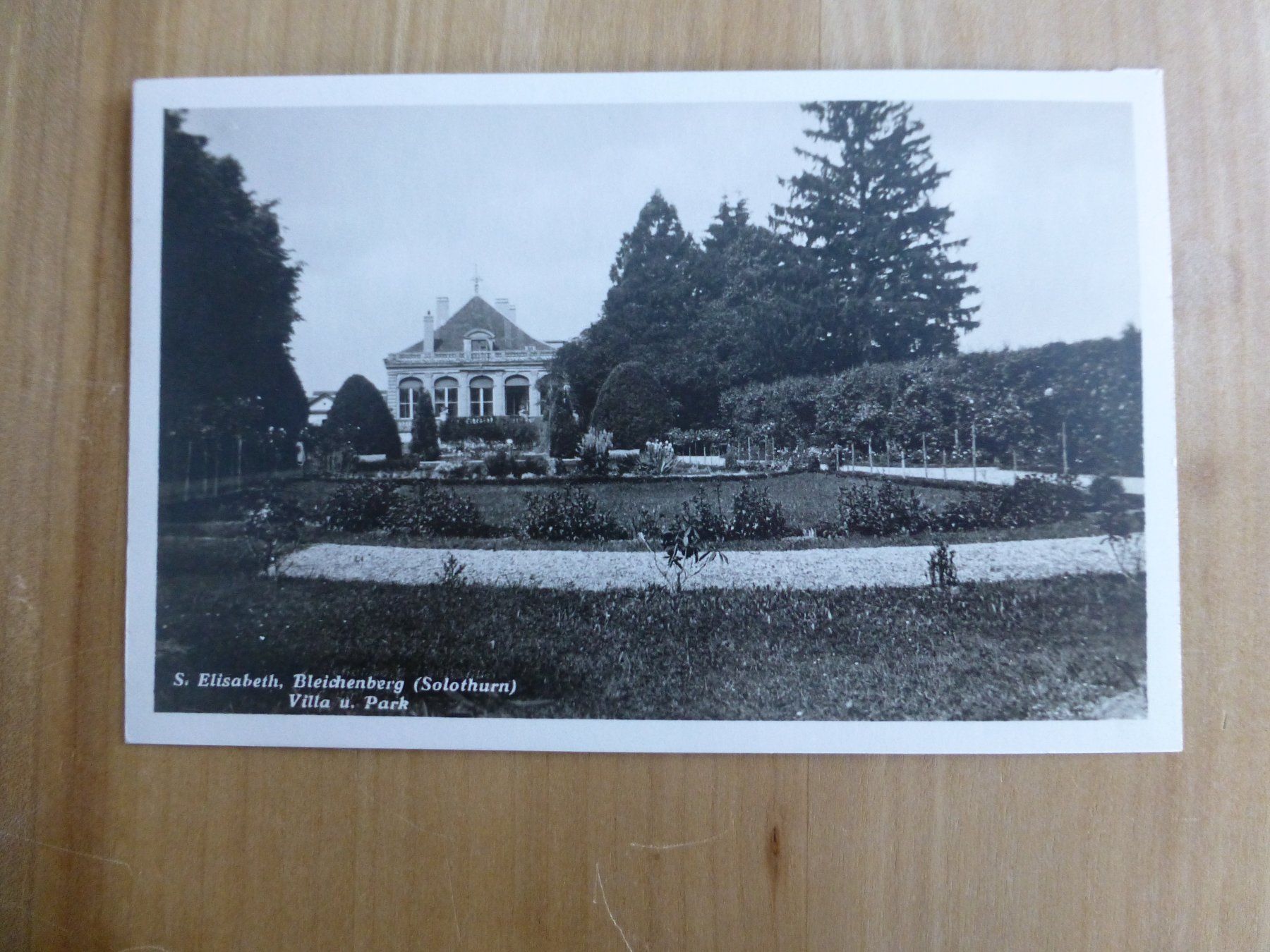 Cartoline postali: Biberist/ Solothurn, S. Elisabeth, Bleichenberg 1948 – Usato da Bettlach venduto da 1saurer