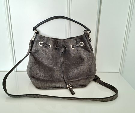 Sac Gianni Chiarini cuir métallisé