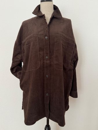 Veste chemise RIANI, brun chocolat, taille 38 (grand)