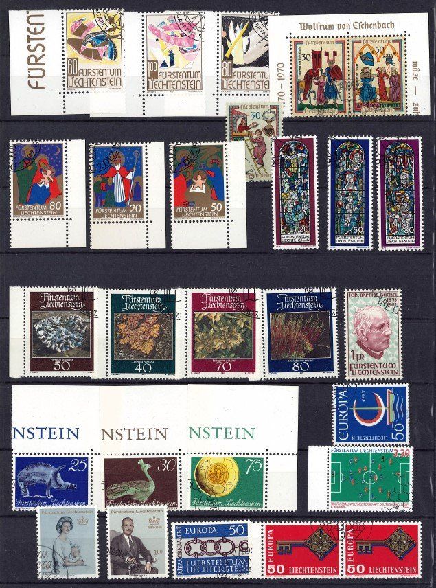 Alle Briefmarken: FL Ausgabetag-Stempel – Gebraucht aus Bellach von qsearch