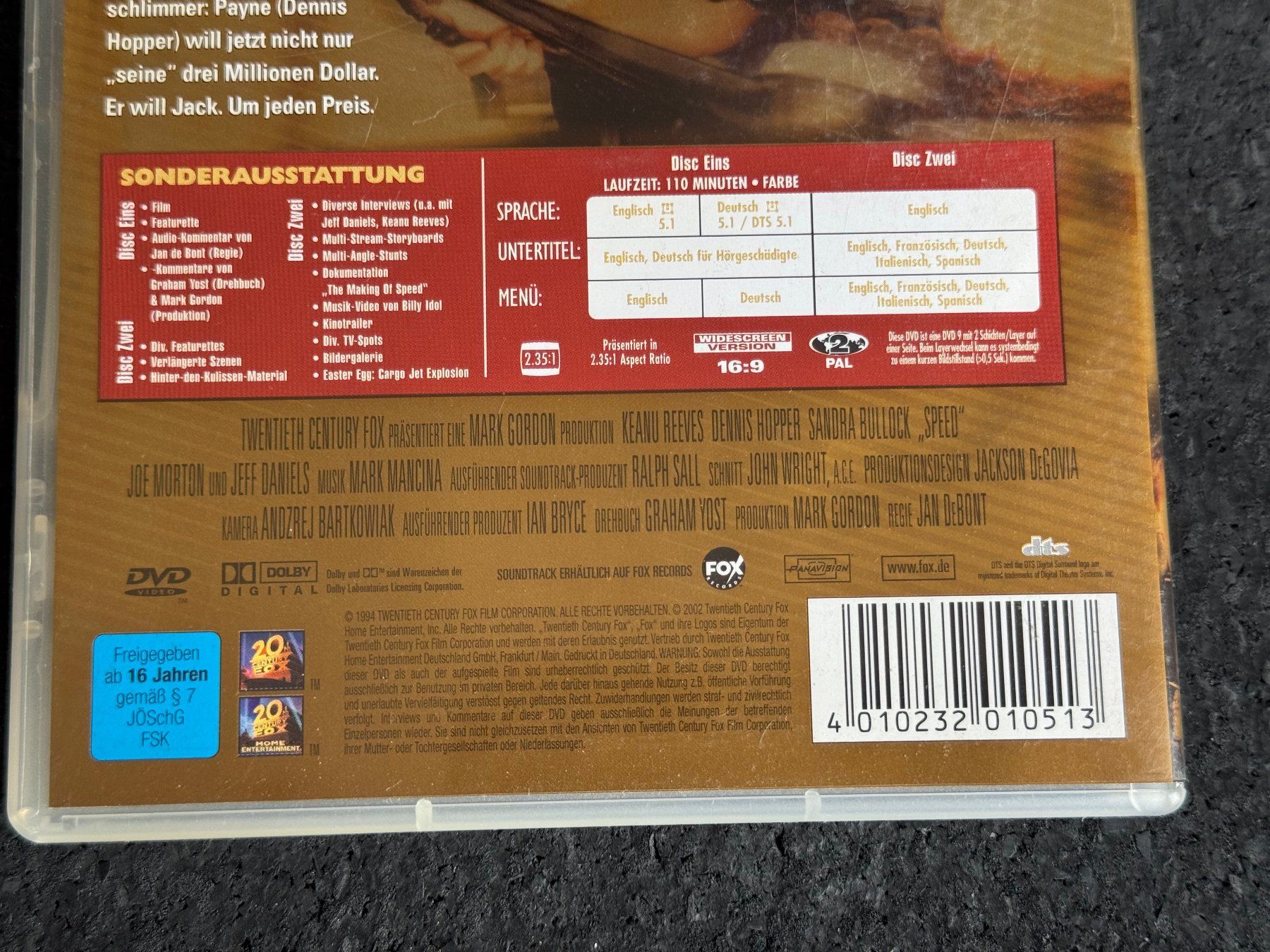 Alle DVDs: SPEED Special Edition "Disc Set DVD's DE/EN – Gebraucht aus Fribourg von tschjoly 3
