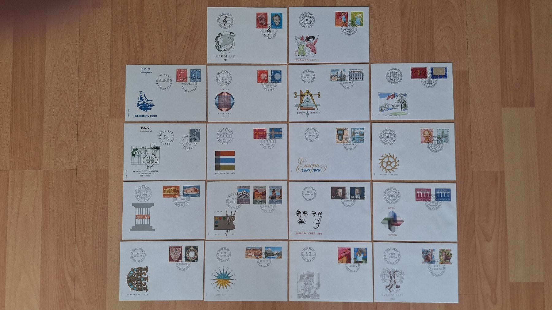 Tutti i francobolli: 18×FDC EUROPA – Nuovo (secondo la descrizione) da Pratteln venduto da walti-6060