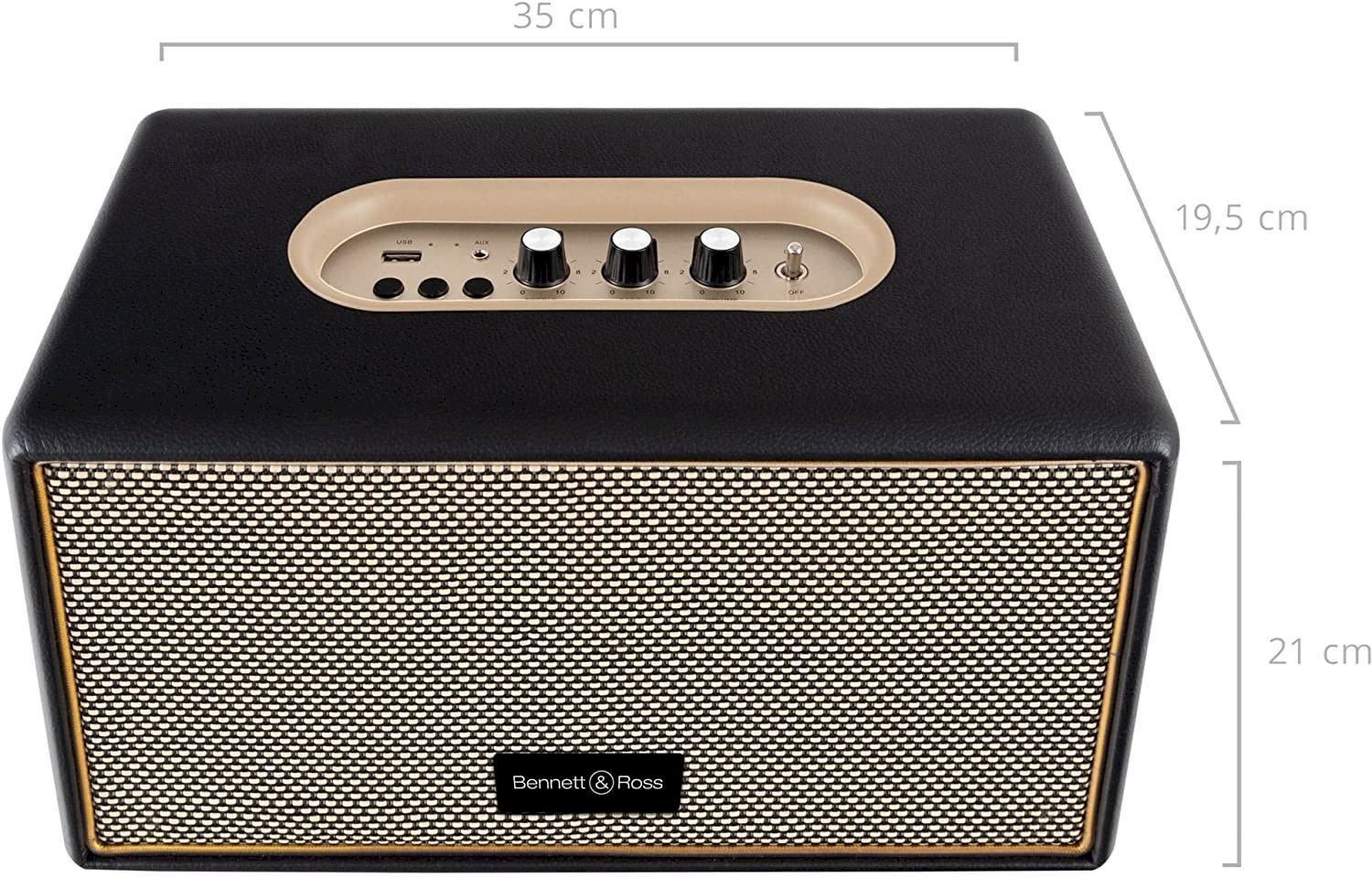 Casse acustiche: Bennett&Ross BB-860BK Blackmore Schwarz – Nuovo e nell'imballaggio originale da Bottighofen venduto da zaap 2