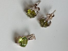 Ohrstecker und Anhänger 925 Silber