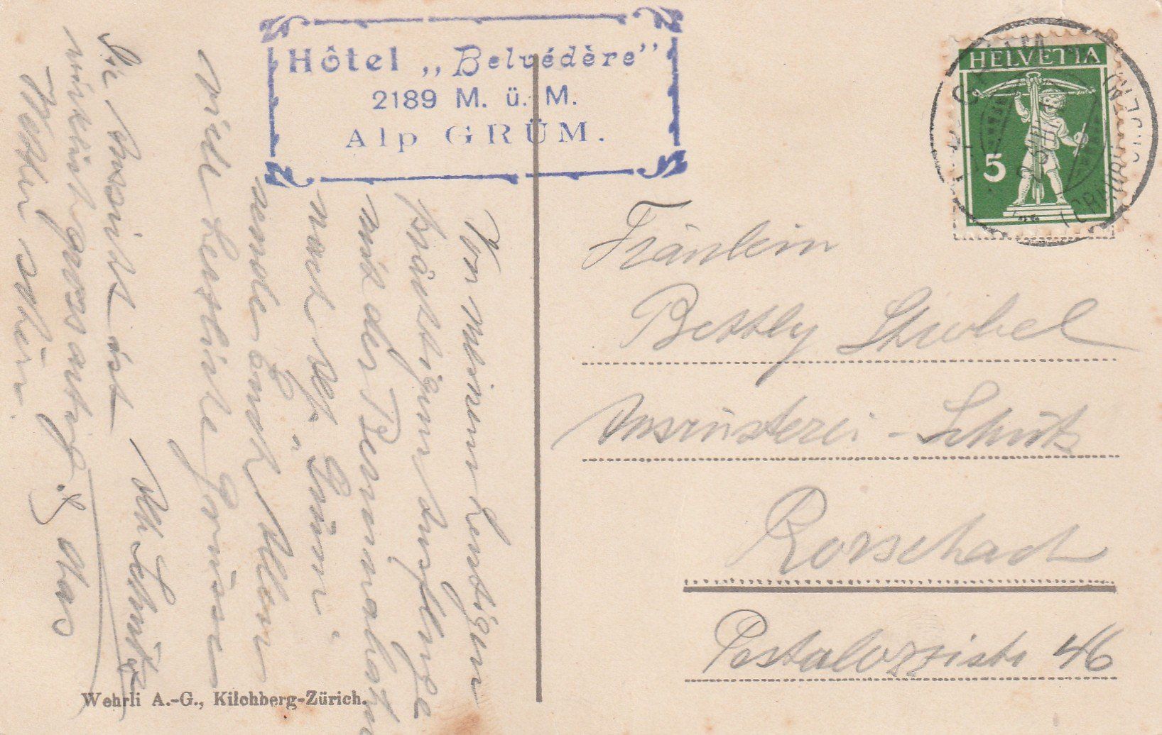 Cartoline postali: Bernina Bahn – Usato da Rorschacherberg venduto da fratovi2 1