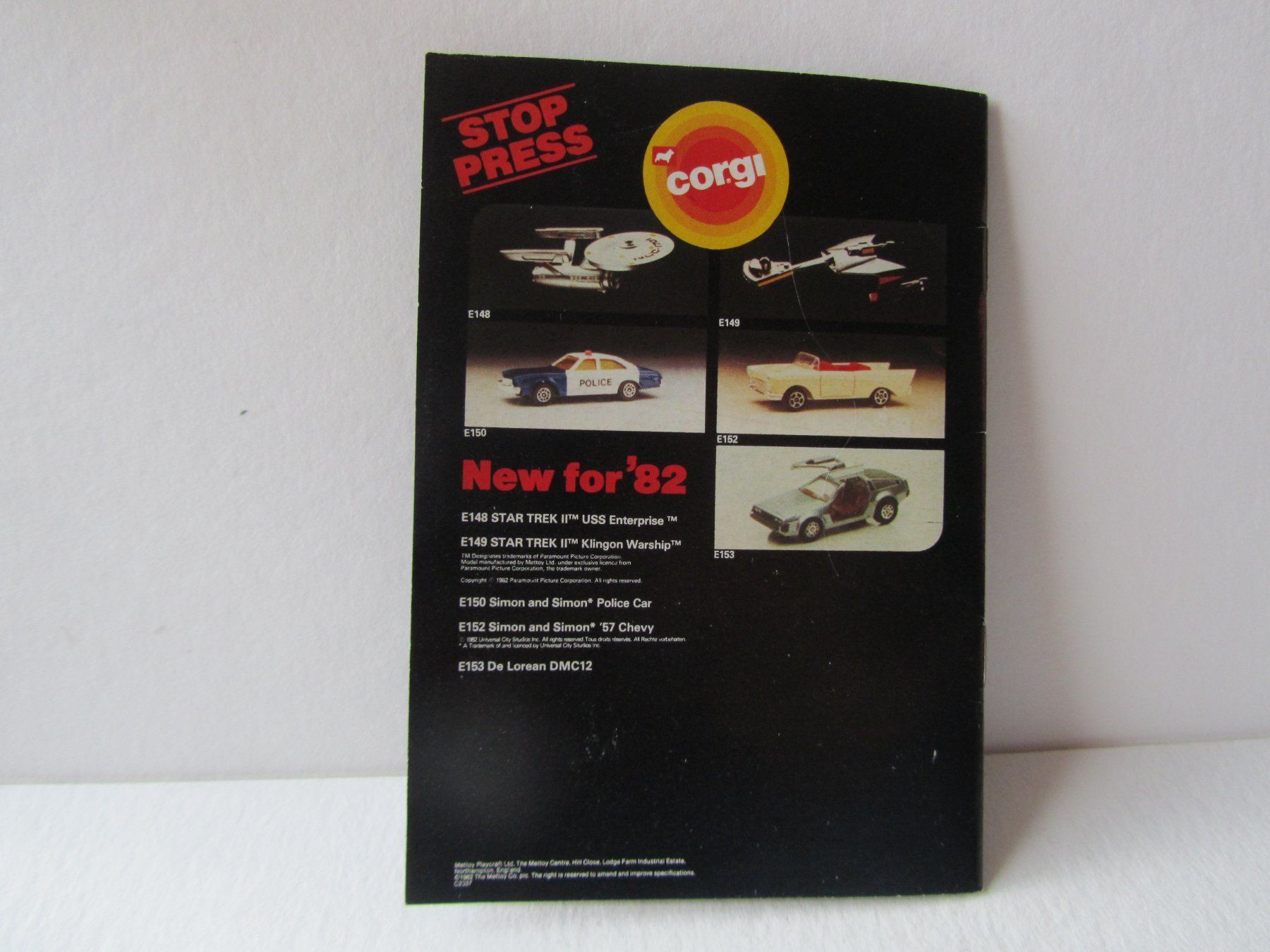 Corgi Toys Modellini d'auto: Corgi Toys, Katalog von 1982 – Usato da Weiningen ZH venduto da dietsch57 5