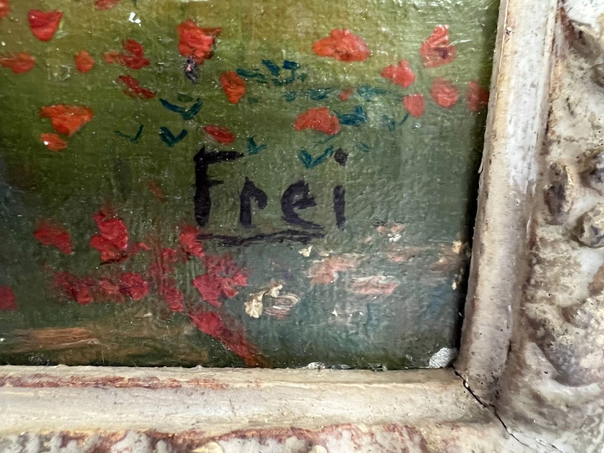 Gemälde: HUILE SUR TOILE SIGNÉE FREI – Gebraucht aus Genève von Qanil77 3