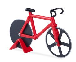 Fahrrad Pizzaschneider 	•	Cutter in Fahrradform 	•