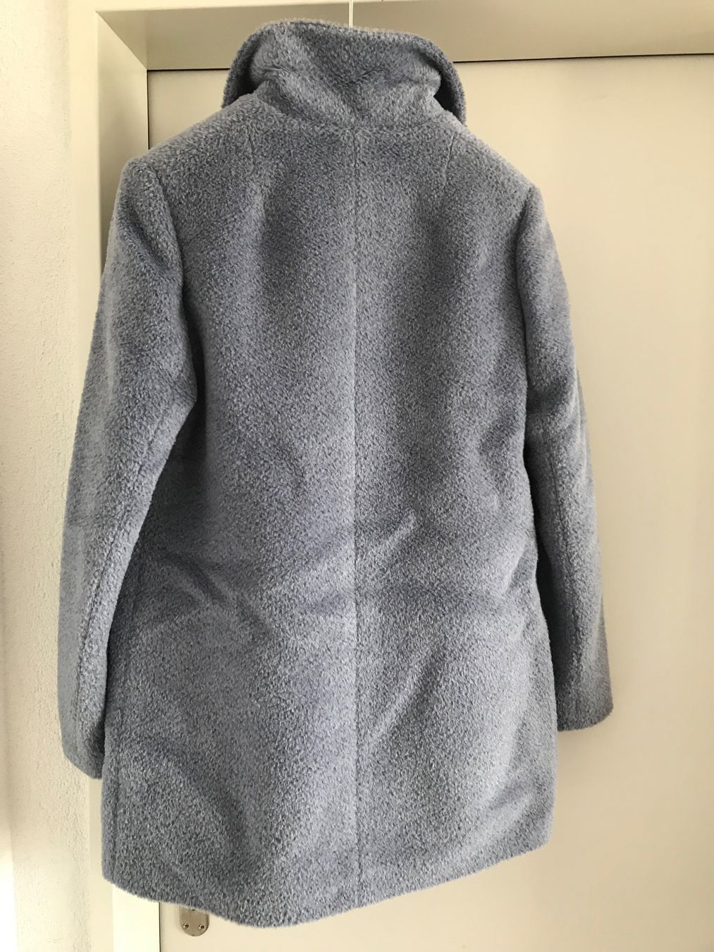 Cappotti: Warmer Damen Wollmantel, hellblau, Gr. 36 Winter – Usato da Niederteufen venduto da mix18 1