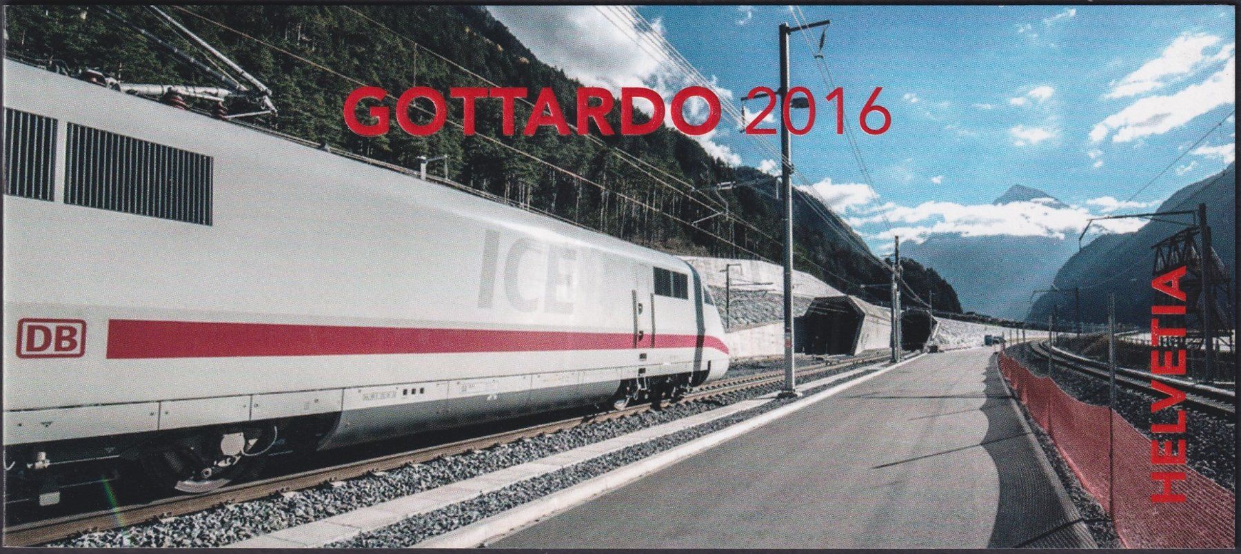 Tutti i francobolli: 2016: S115 (Markenheft) GOTTARDO mit ET-Eck-Stempel. – Usato da Sursee venduto da Luzernerraute