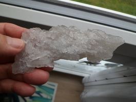 Spezieller Bergkristall Schweiz 11 cm Lang