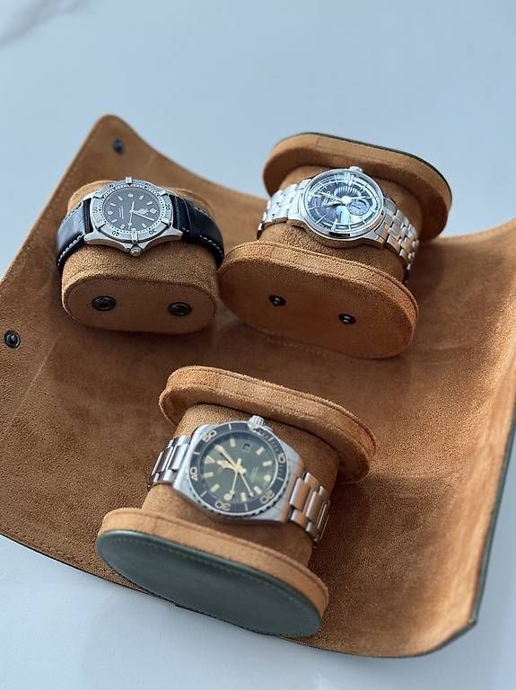 Boîtes de montres: Uhrenbox 3er / Uhrenetui – D'occasion à Möriken AG par E60Veni 2