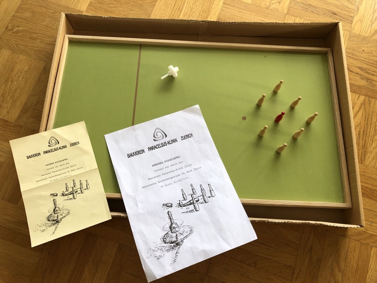 Giochi: Kreisel-Kegelspiel Paracelsus – Usato da Küttigen venduto da Schnitzer