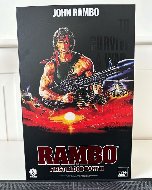 John Rambo 1/6 Figur | Rambo II | Neu & originalverpackt | (Neu und ...