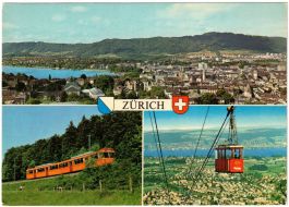 Zürich - 3 Bild AK