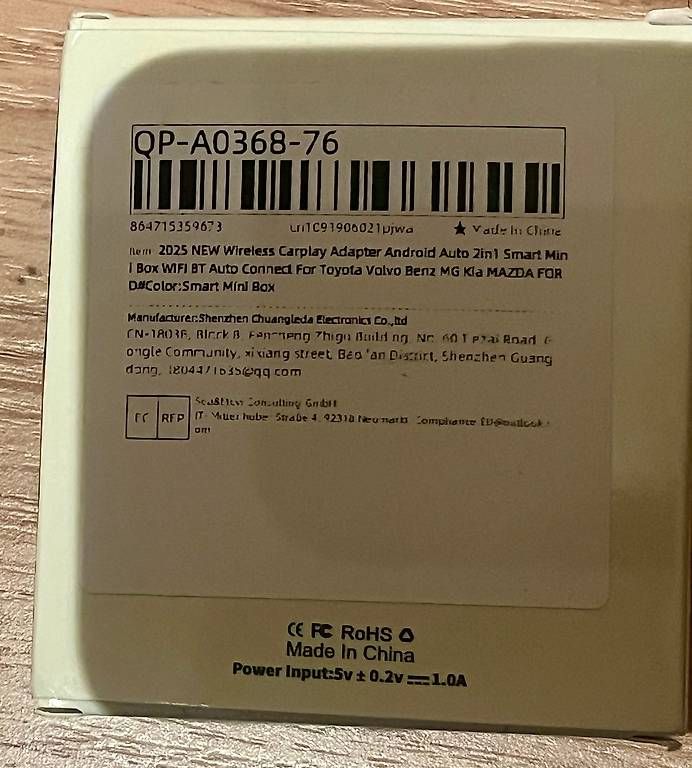 Unità & Adattatore: Wireless Android Auto und CarPlay USB Adapter – Nuovo (secondo la descrizione) da Herzogenbuchsee venduto da DC_1978 1