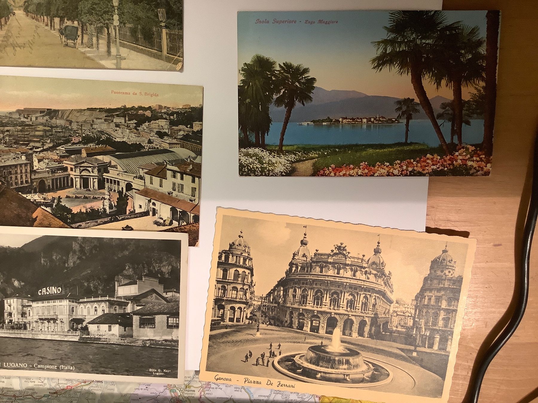 Cartoline postali: 7 alte Postkarten Italien 1909 - 1938 – Usato da St. Gallen venduto da herbrig2 1