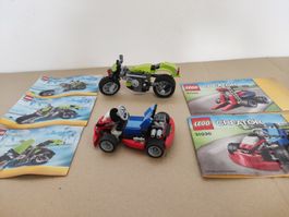 Lego Creator 31030 + 31018 Motorrad Cart