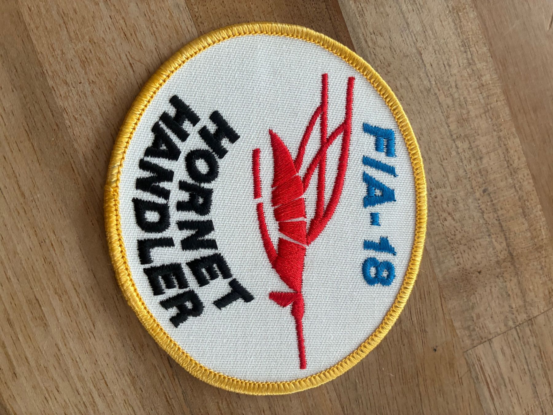 Schweizer Armee Toppe: Badge F/A 18 Hornet Handler – Usato da Oberiberg venduto da stab