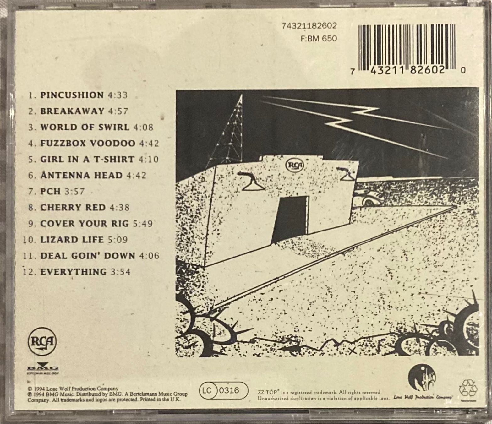 CD: ZZ TOP - ANTENNA – Usato da Poliez-Pittet venduto da Newtown-Records 1