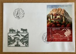 Journée du Timbre Gruyère 2009, Ersttagsbrief