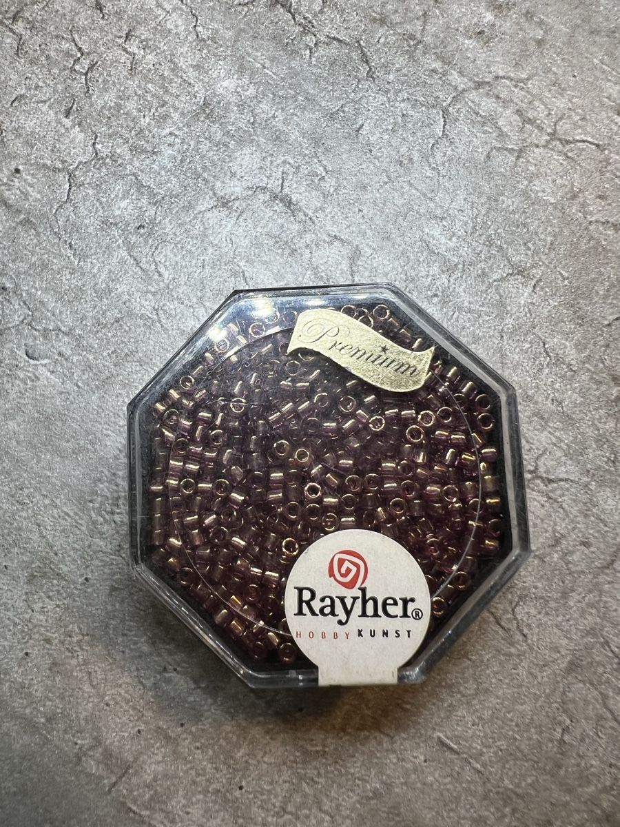 Perle (finte): Rayher Delica Rocailles Transparent Rainbow 2,2mm 7g – Nuovo e nell'imballaggio originale da Stein AG venduto da Anastasia_Asya
