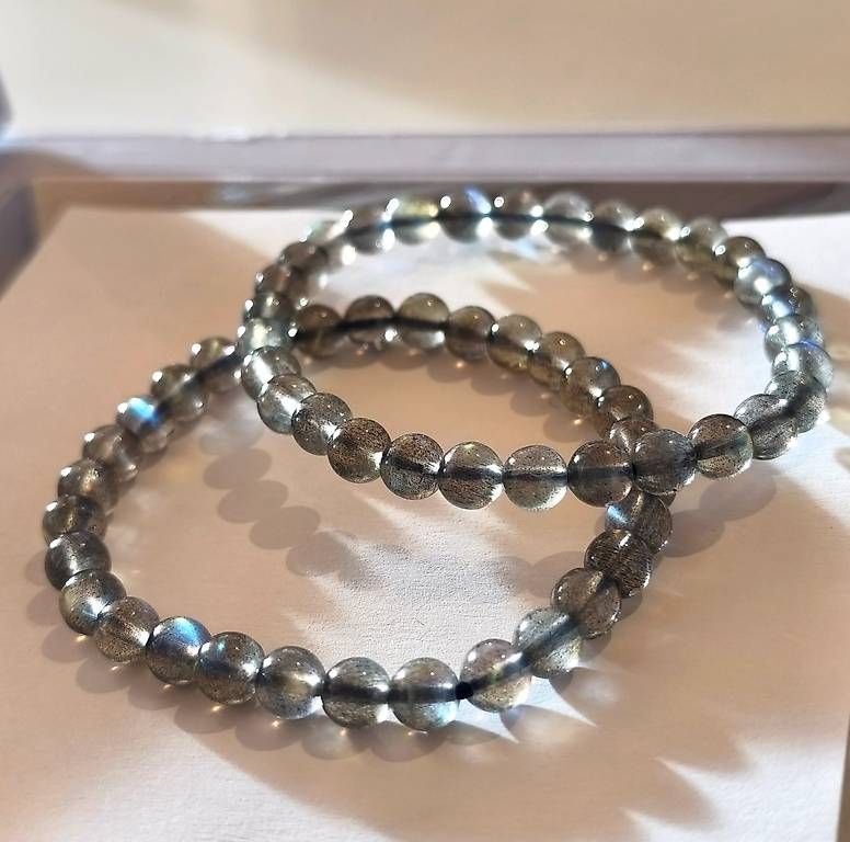 Armbänder & -reifen: Bracelets en labradorite de haute qualité  5.8 – Gebraucht aus Ursy von tan_8qdl 3