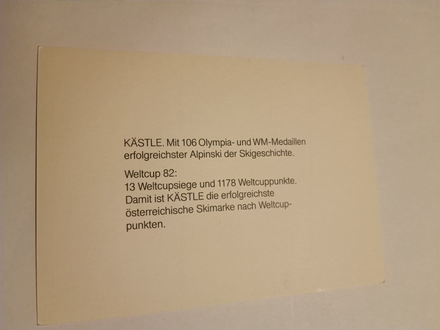 Autografi: Hubert Strolz - handsigniert alte Karte – Usato da Menziken venduto da Artographs 1