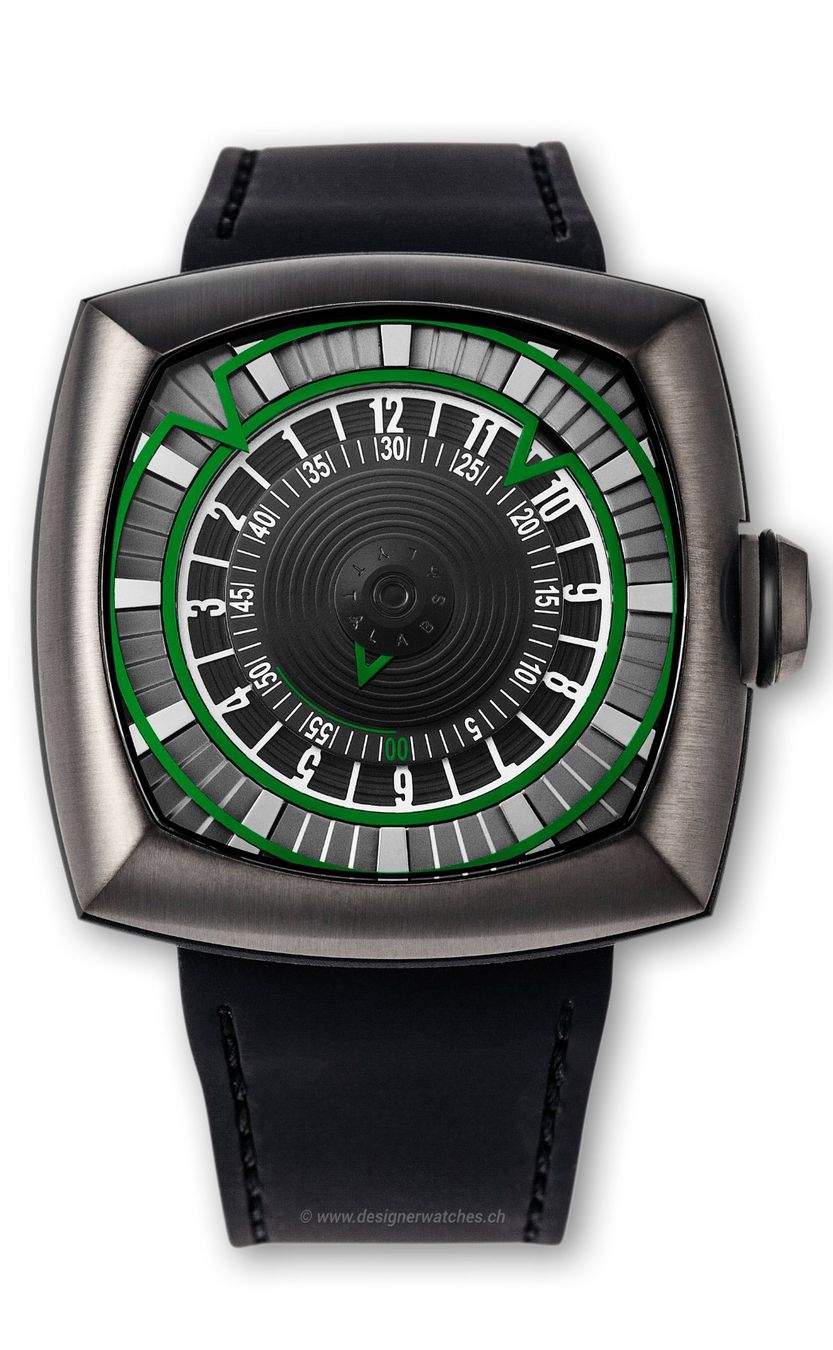 Orologi: Lytt Labs Inception Green Armbanduhr Automatic Saphirglas – Nuovo e nell'imballaggio originale da Biel/Bienne venduto da Qlocker
