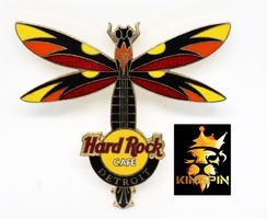 Hard Rock Cafe Pin Detroit USA Libelle