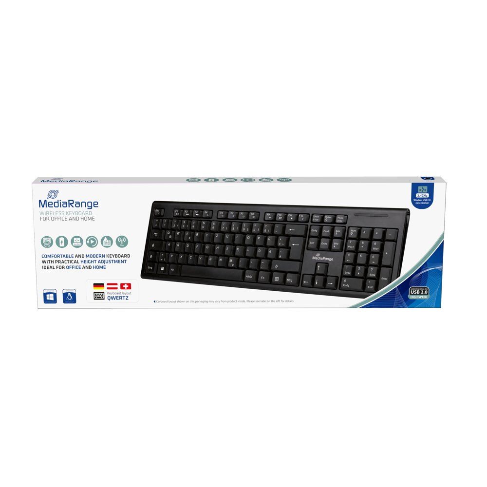 Tastiere: Media Range Funk Tastatur – Nuovo e nell'imballaggio originale da Oensingen venduto da Liquidations-Shop 1