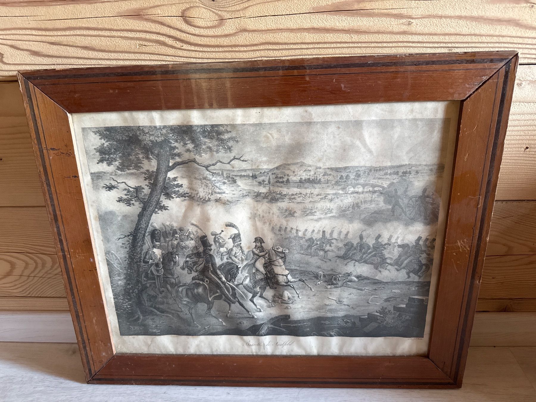 Grafica & Litografie: Superbe lithographie représentant la bataille de Saalfeld – Usato da Erde venduto da CBarts