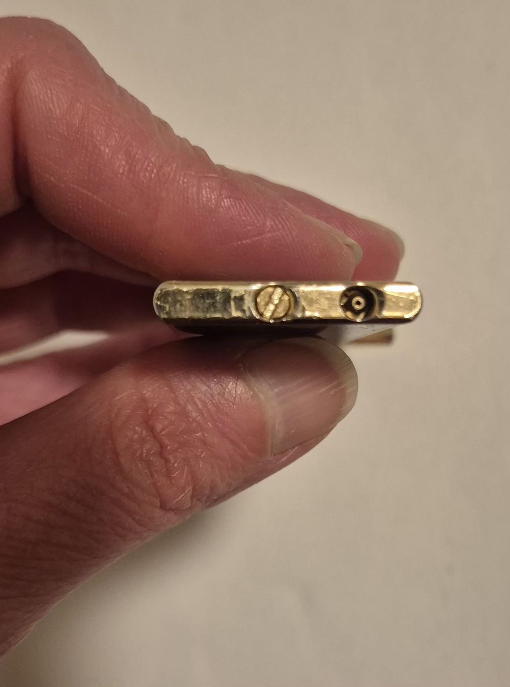 Zenith Accendini: Zenith Briquet Noir et Doré Vintage – Difettoso da Genève venduto da BKYB 4