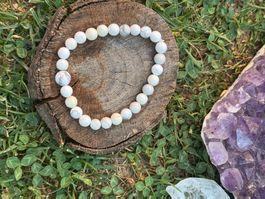 Armband Howlite 6mm