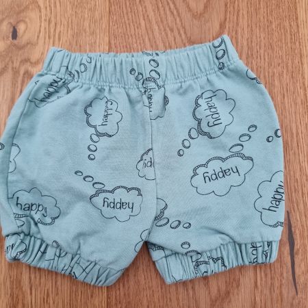 Kurze Hose TurtleDove London 0-3 Monate türkis Druck
