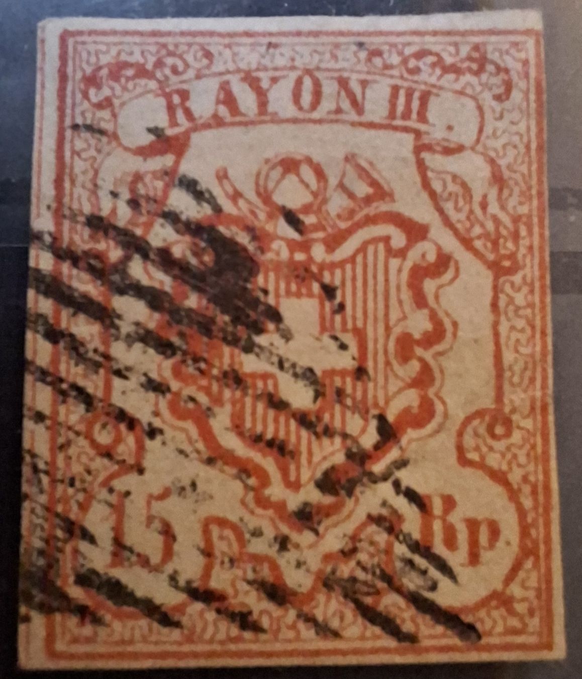 Alle Briefmarken: Rayon Nr. 20 Typ 2 MR - I – Gebraucht aus Balgach von SIMEON27