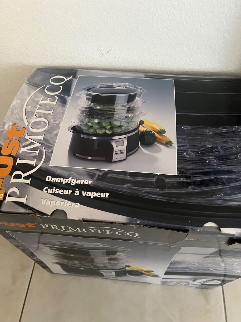 Primotecq Küchengeräte: Dampfgarer Fust Primotecq Silver Line – Neu und originalverpackt aus Luzern von Garagewas 1