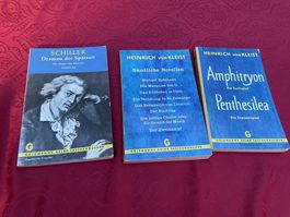 3 Bücher Heinrich von Kleist Amphitryon Penthesilea / Schill
