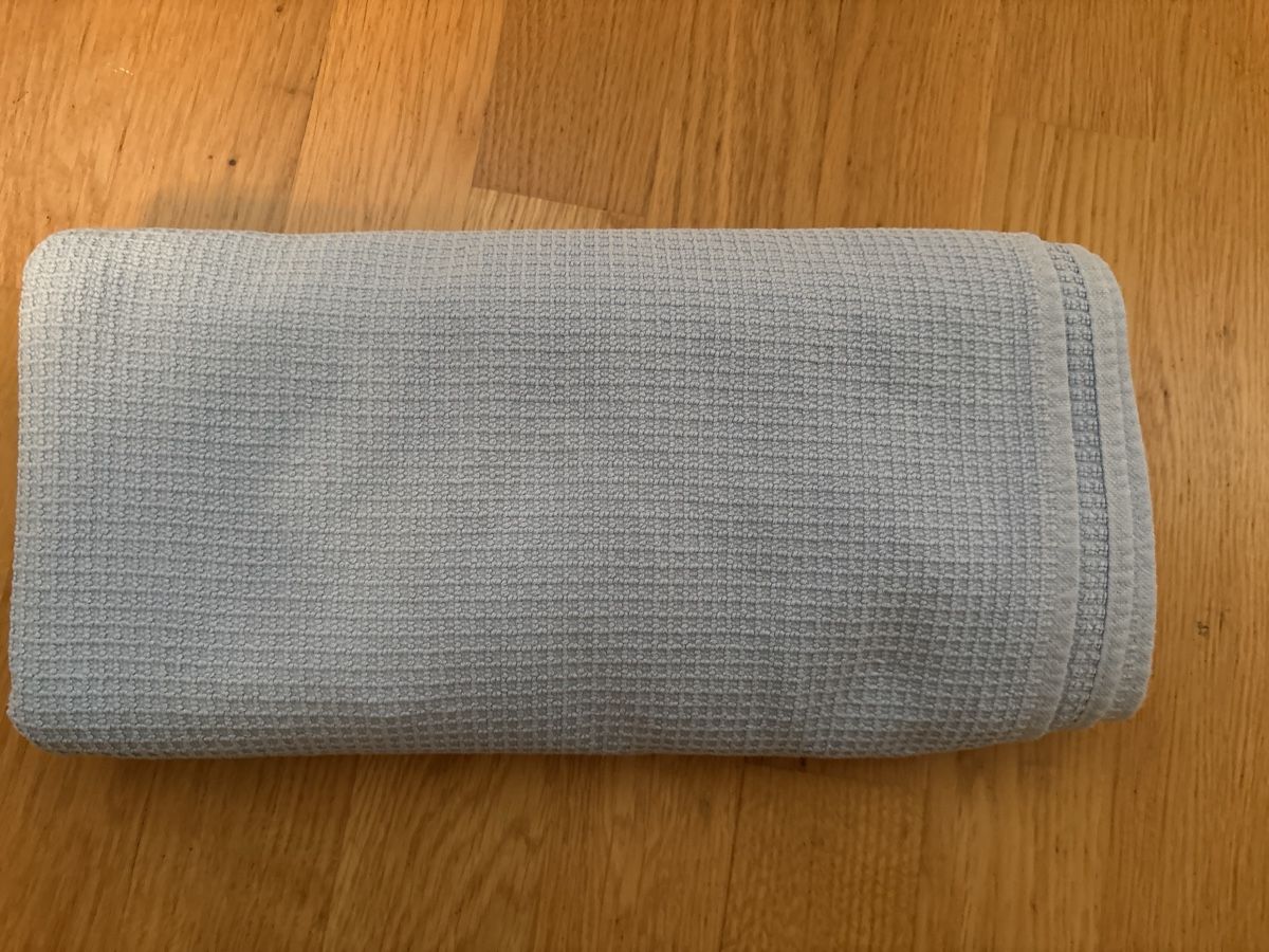 Teli da bagno: Saunatücher 1.80 x 65 cm hellblau  – Usato da Basel venduto da clemens2 3