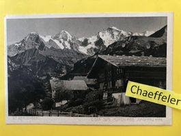 1920 St. Beatenberg.  Eiger, Mönch und Jungfrau