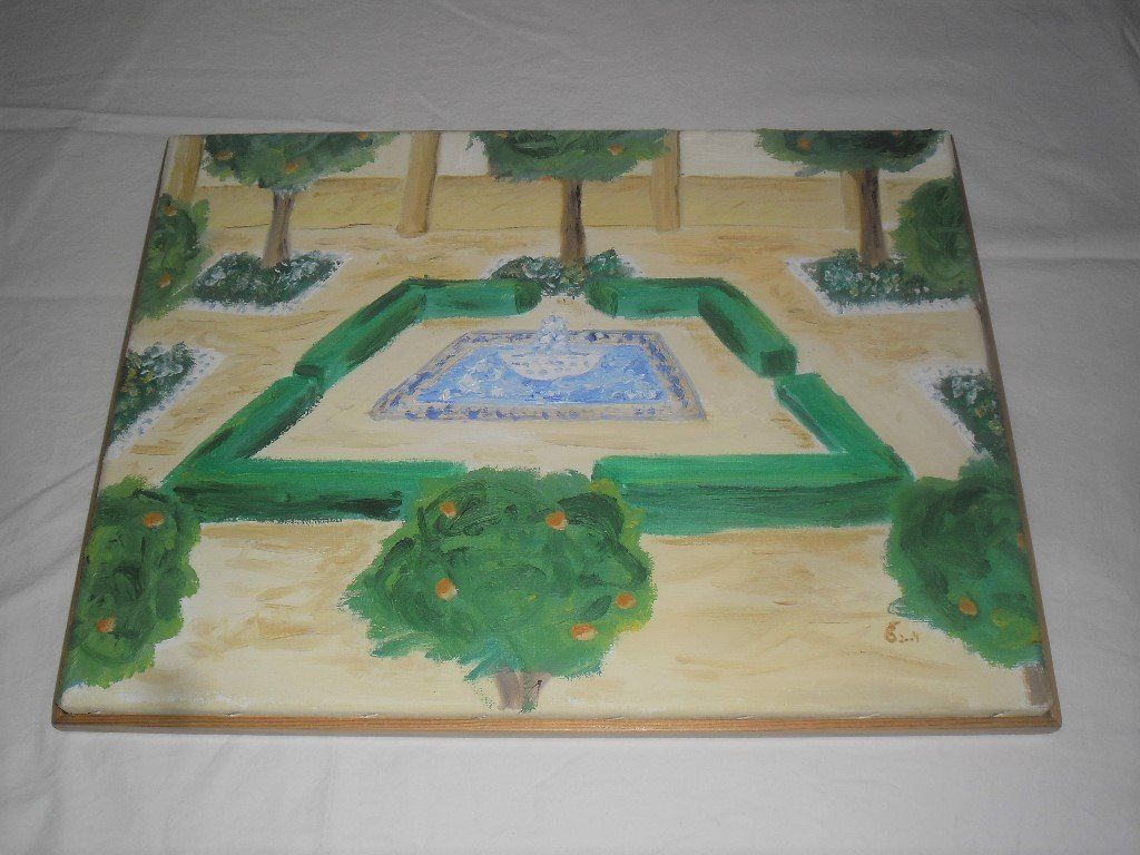 Dipinti: 2 Acryl - Bilder  , Andaluisien – Usato da Büren SO venduto da omsa 1