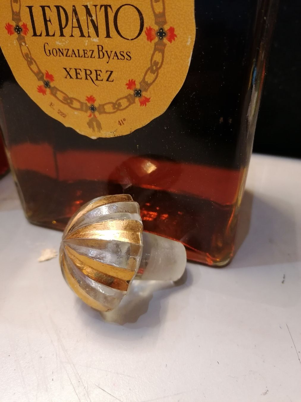 Bevande alcoliche: Brandy Lepanto, Gonzalez Byass, Xeres – Usato da Genève venduto da Leboucheoreilles 3