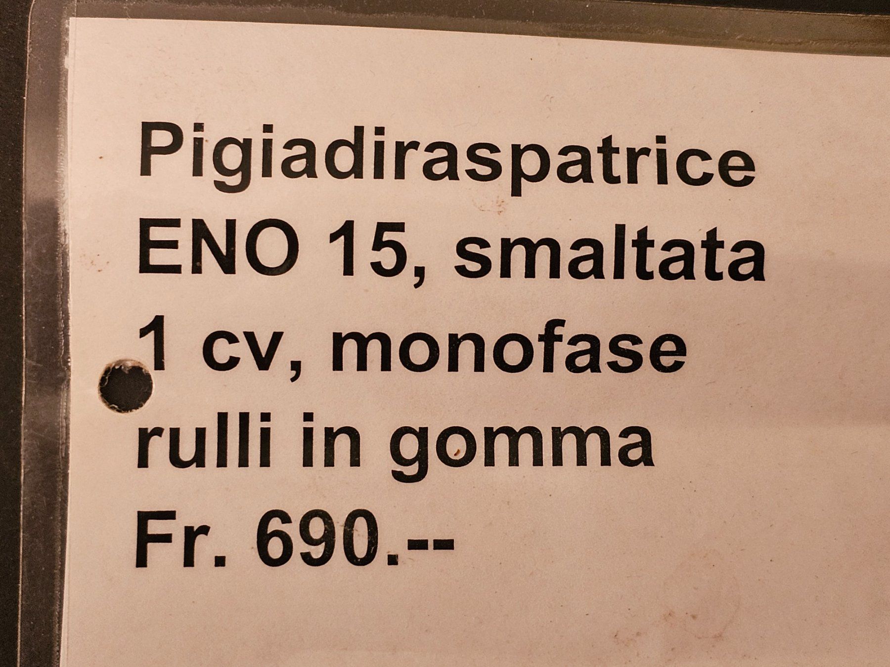 Tutte le macchine: Pigiatrice / Diraspatrice – Usato da Monte Carasso venduto da giave 1