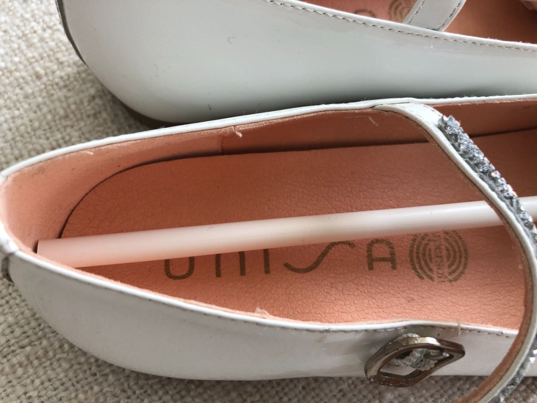 Scarpe per ragazze: Baillerinas MIT GLITZERBÄNDERN Gr 34 – Usato da Zürich venduto da poliveira 2