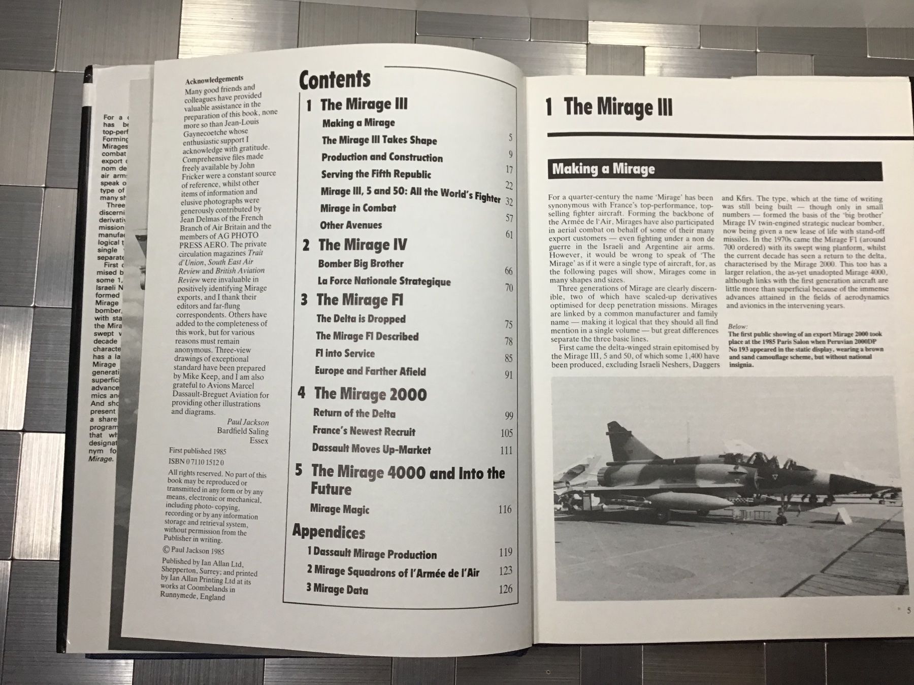 Libri: MIRAGE MODERN COMBAT AIRCRAFT 23 – Usato da Männedorf venduto da Spezial-Modelle 1