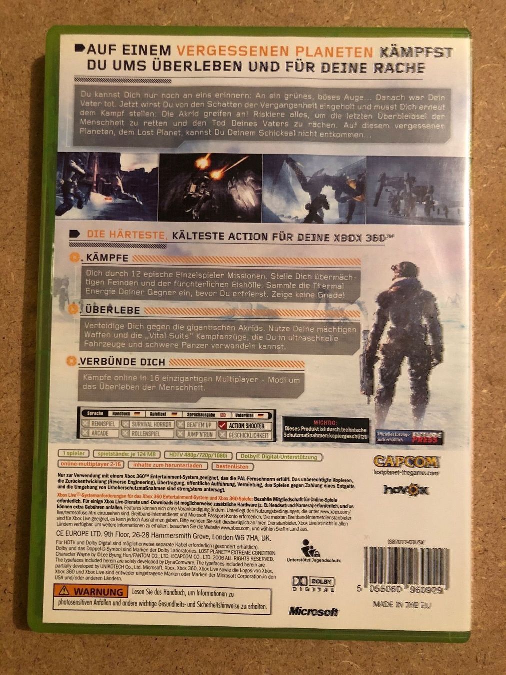 Spiele: Lost Planet für Microsoft Xbox 360 – Gebraucht aus Kestenholz von Mad18 1