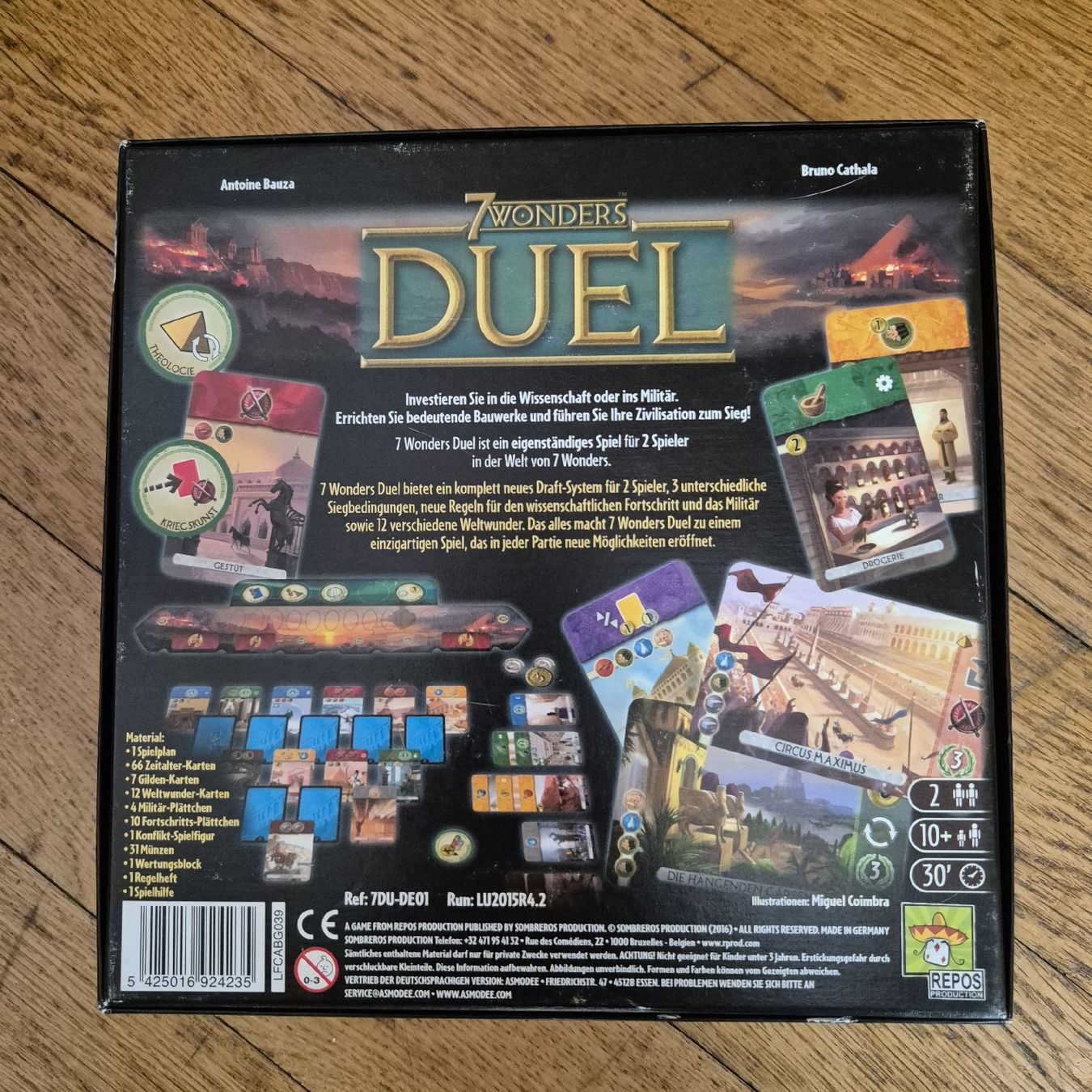 Spiele: Seven Wonders Duel – Gebraucht aus Bern von Lillilatigresse 1