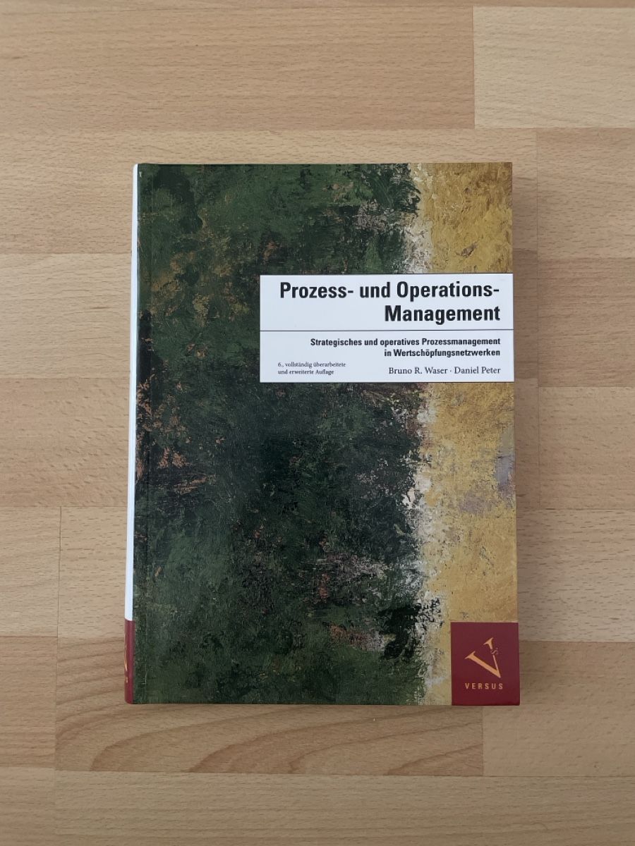 Livres: Prozess- und Operationsmanagement – D'occasion à Neuenkirch par leana_gloggner