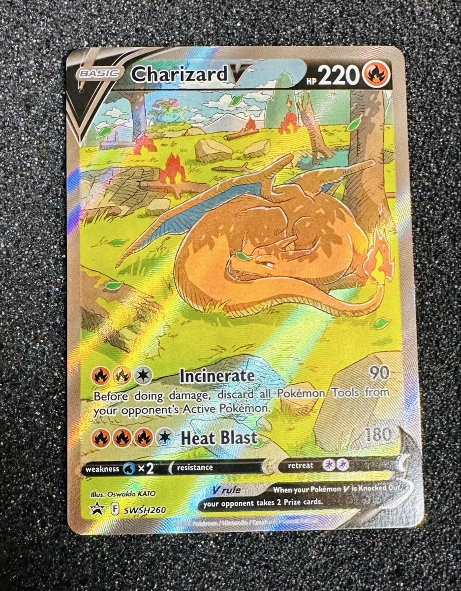 Pokémon Carte collezionabili: Charizard V #SWSH260 Pokemon Promo – Nuovo (secondo la descrizione) da Affoltern am Albis venduto da andy1896